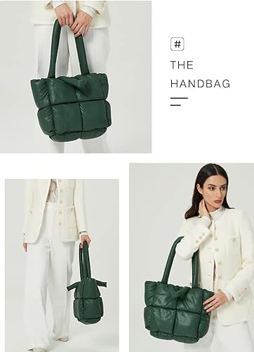 Puffer Shoulder Bag For Women Mini Down Satchel Hobo Bag Quilted Tote Bag Chic Purses 2023 #TOP6