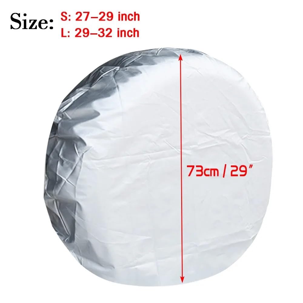 Duże pokrowce na opony Pokrowce na opony Pokrowce na opony samochodowe Torba do przechowywania opon samochodowych Osłona kół pojazdu do samochodów ciężarowych RV SUV Car Camper(4PCS Black-L)