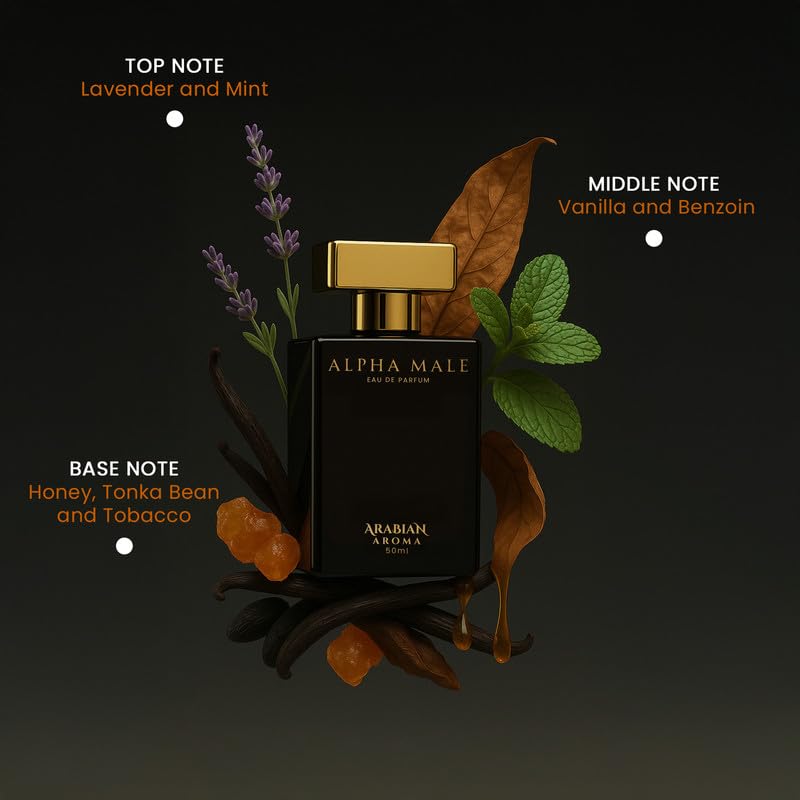 Arabian Aroma Store Arabian Aroma Alpha Male Eau de Parfum 50ml - Image 4