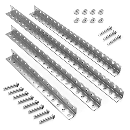 Universal Garage Door Opener Hanging Kit - Premium Galvanized Steel Ceiling Mounting Bracket with Heavy Duty Install Hardware, Compatible with Genie/Chamberlain/Craftsman Smart Chain Drive Openers