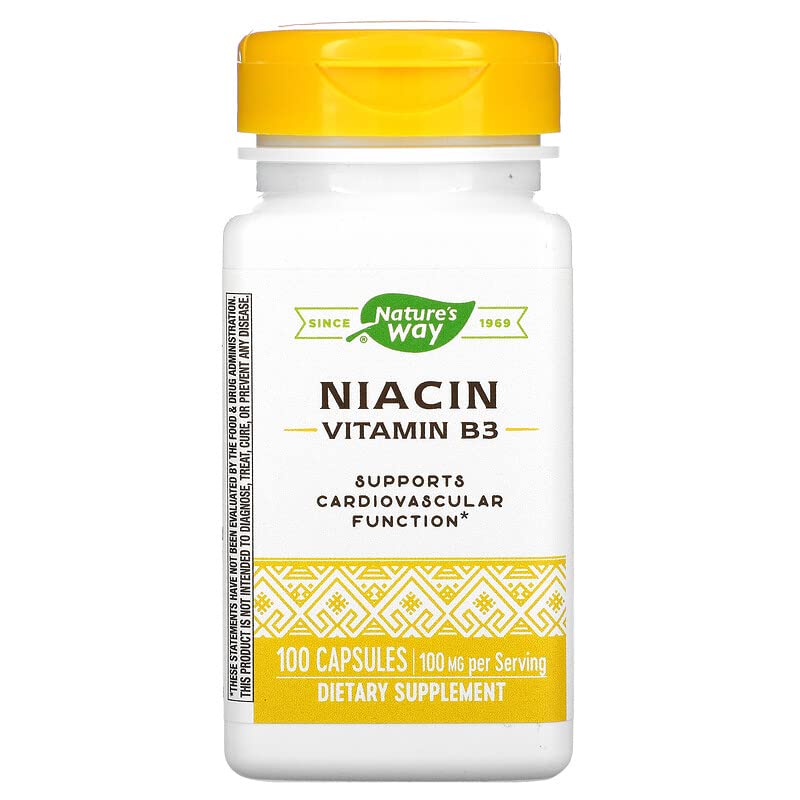 Nature's Way Niacin, 100 Caps 100 mg [並行輸入品]