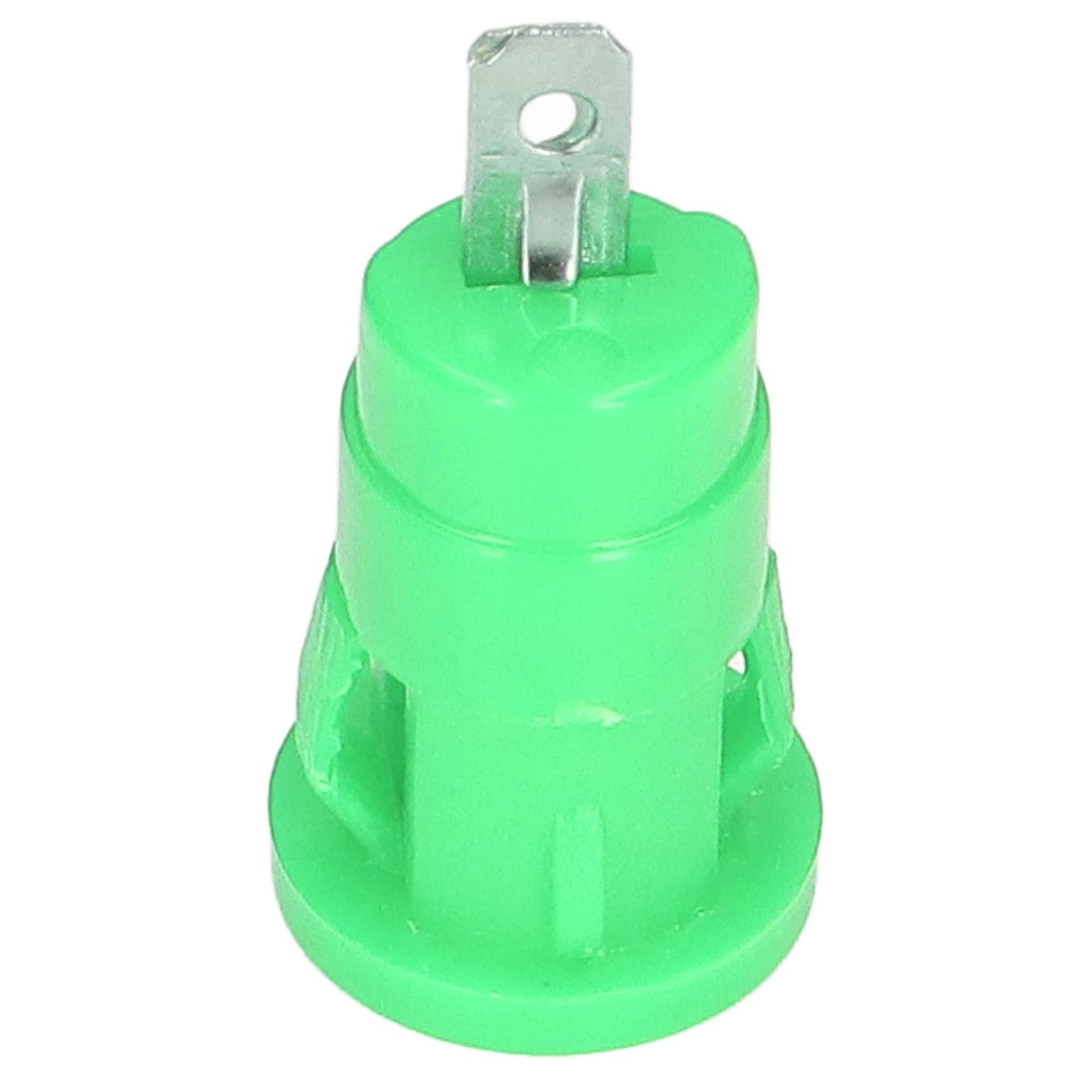 Respicefinem 100Pcs Banana Jack Socket Terminal Connector 4mm Safety Ring Terminal Plated Copper Terminal Block Adapter Green Ideal for Separation and Distribution of Electronic (Green)