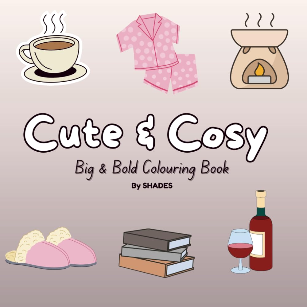 Cute & Cosy: Colouring book!