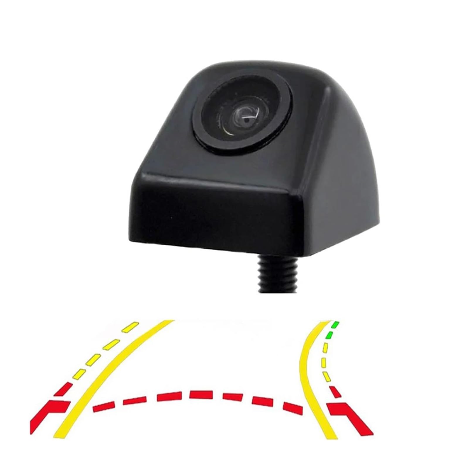 Tylna kamera samochodowa inteligentna dynamiczna trajektoria ruchu przewodnik linia parkowania widok z tyłu kamera cofania ścieżki cofania kamera pasuje do monitora DVD, wodoodporna kamera cofania
