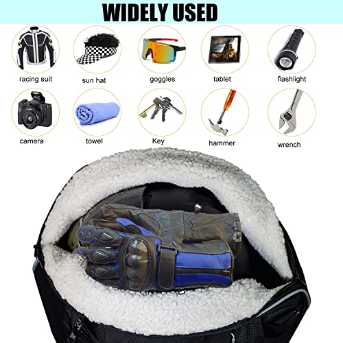 JIYIFOUHY Bolsa de capacete, bolsa de armazenamento de capacete, bolsa leve para capacete MX resiste