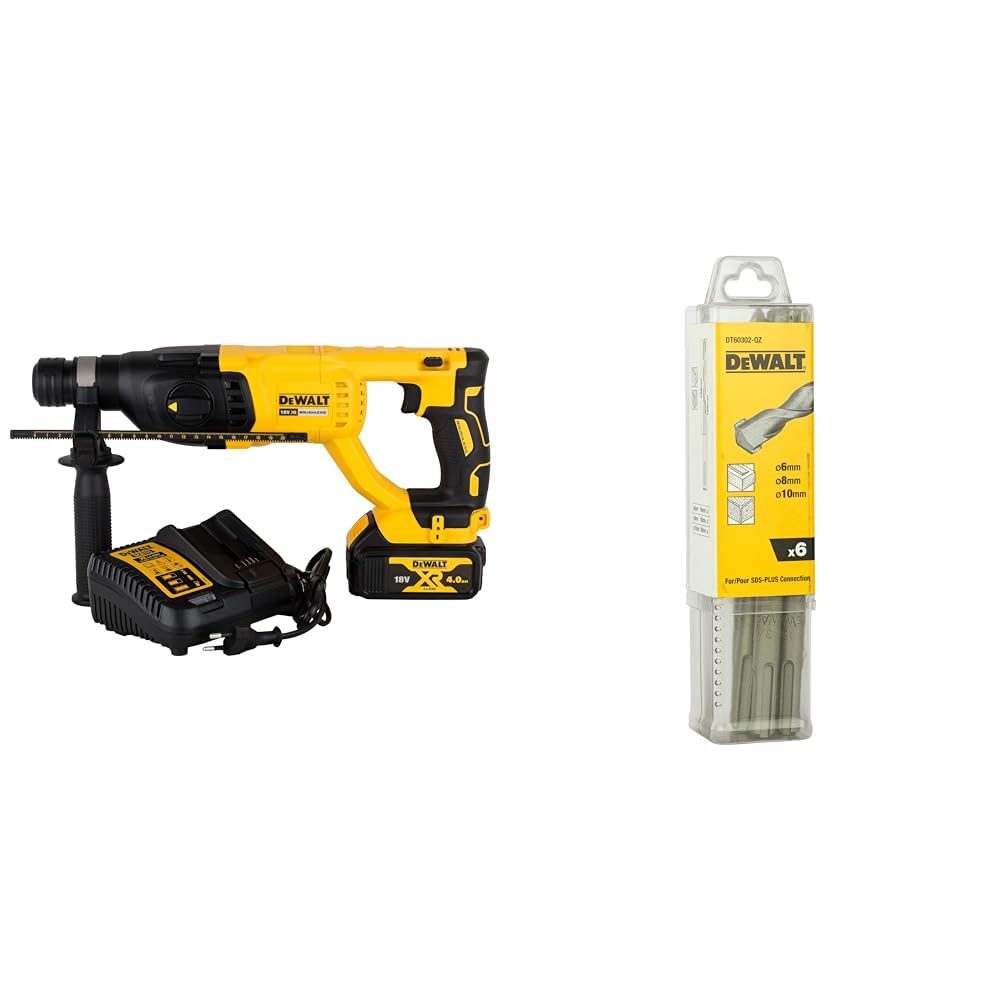 DeWalt DT60302-QZ, perforateur-burineur SDS-Plus sans fil, 18V 4Ah