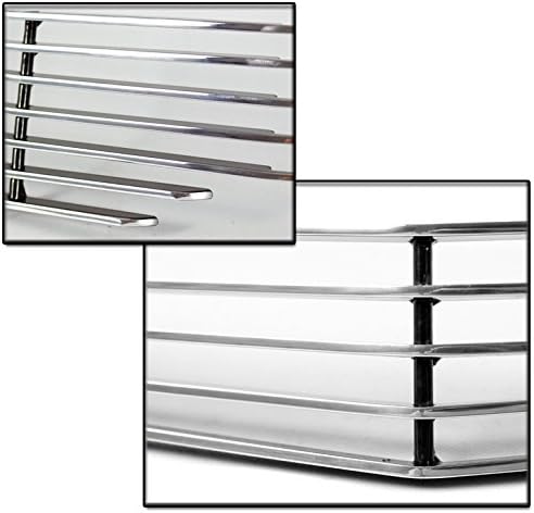 Front Bumper Upper + Lower Billet Grille Insert Combo Compatible with 2008-2011 Cadillac CTS
