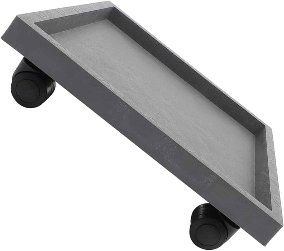 1pc Movable Plant Stand Wheels Heavy Duty Indoor Plant Roller Square Flower Pot Tray Thickened Base Diameter Material for Use