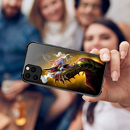Compatible With Iphone 12 Pro Max Case,Epic Dragon Iphone 12 Pro Max Cases For Men Boy,Drop Protection Cool Pattern With Soft Tpu Bumper Case For Apple Iphone 12 Pro Max Case 6.7-Inch #TOP6
