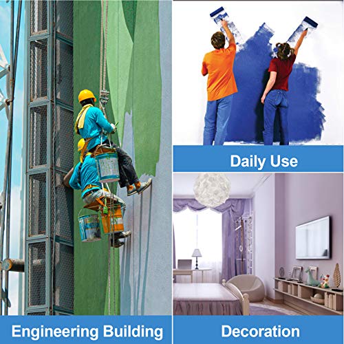 Pilot Fish 18Pcs Paint Roller Covers, 1/2 9Inch 4Inch Microfiber Roller Covers, 6 Pack 9'' And 12 Pack 4'' Roller Naps, Covers For Paint Roller Kit, Naps For Paint Brushes, House Painting Supplies #TOP4