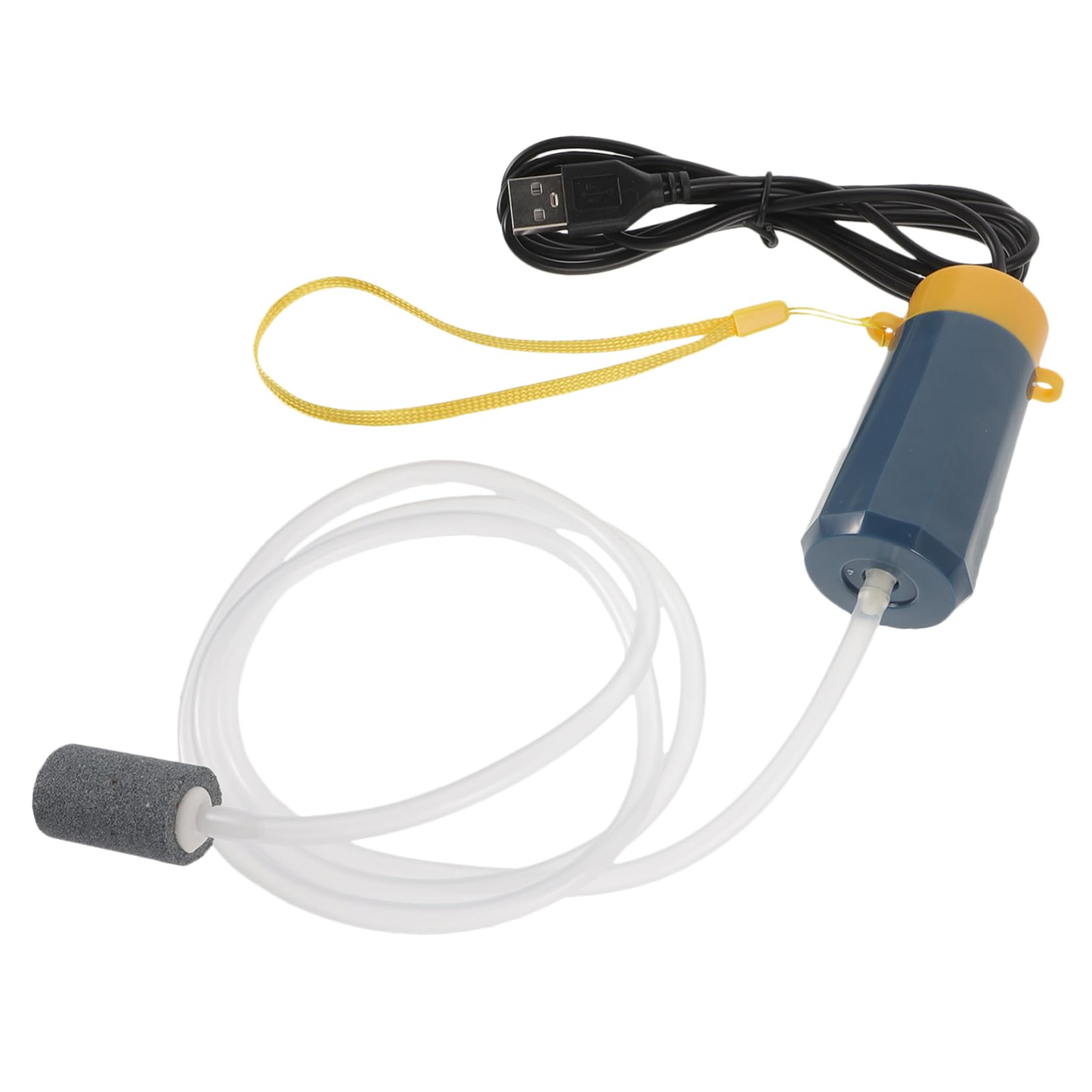 Abaodam Portable Oxygen Pump for Aquarium Silent Fish Tank for Home Office and Fishing Use Efficient Oxygen Supply for Fish and to Water Depth
