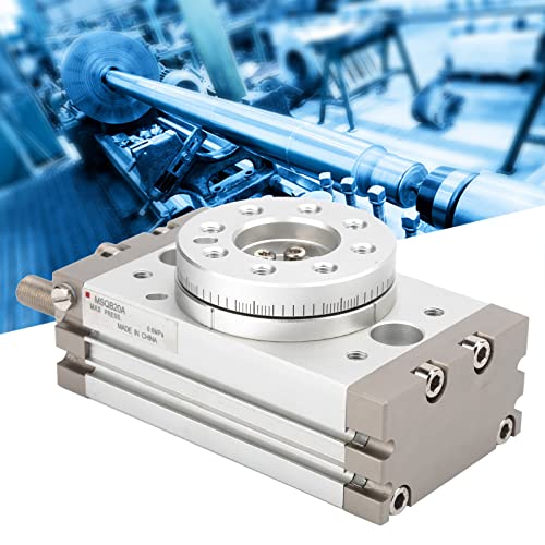 Atuador giratório pneumático tipo pinhão e cremalheira Cilindro de ar de dupla ação 20 mm MSQB20A
