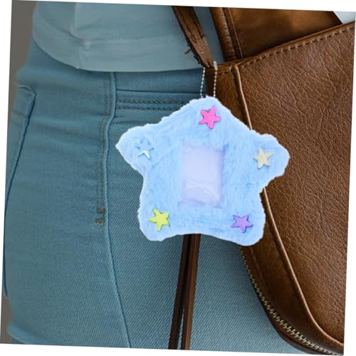 Fundas de felpa para tarjetas de identificación en forma de estrella con inserto 4