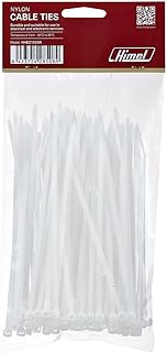 رباط سلك افيز بلاستك / طول 10 سم / عرض 2.5 مم / ماركة هايمل العالمية / باكت به 100 قطعة / لداخل و خارج المنزل