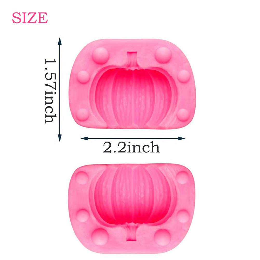 Stampo Per Torta A Forma Di Zucca In Silicone Per Halloween - Set Da 6 Pezzi Antiaderente, Adatto A Forno, Microonde E Lavastoviglie