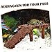 POPETPOP Turtle Basking Platform Rockery for Aquatic Reptiles Climbing Ramp for Fish Tanks for Sunbathing Resting and Playing Multi-Functional Decoration Accessory