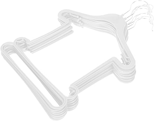 Zerodeko Juego de perchas para niños y niñas, 10 perchas acolchadas de plástico antideslizantes resistentes a las arrugas