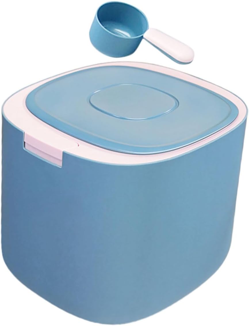 Sealed Pet Food Storage Container 11l Dog and Cat Food Bucket Moisture-proof Sturdy Plastic Bin for Home Use