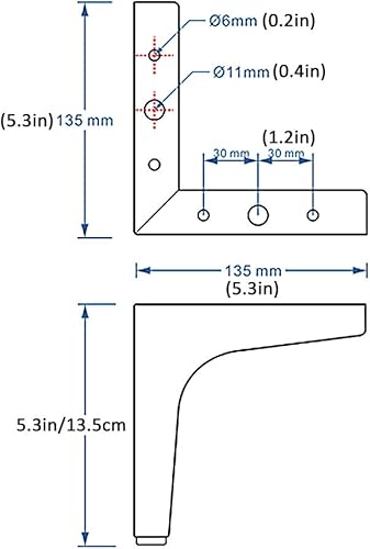 Miniatura 8 de Patas de metal para muebles, patas de sofá triangulares, patas de mesa de café, patas de repuesto, proyecto de muebles de bricolaje, para armarios,