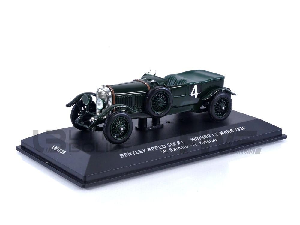 Diecast Model Bentley Speed Six (1930 Le Mans Winner) in Dark Green, 1:43 - Image 3