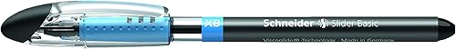 Miniatura 5 de Schneider Bolígrafo deslizante, palo, extra doblado 0.055 in, colores surtidos de tinta y barril, 8 unidades