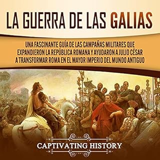 Diseño de la portada del título La Guerra de las Galias