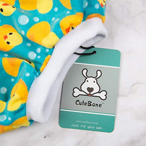 Image of CuteBone Dog Halloween Pajamas Puppy Onesies Small Dogs Soft Pjs Coat Cat Apparel Comfy Pet Christmas Clothes Outfit Doggie Bodysuit