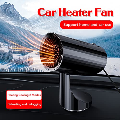 Auto-Warmluftgebläse,tragbare Autoheizung, schnelles Aufheizen, Cup-Form, Auto-Warmluftgebläse, Auto-Heizgebläse, 12 V, 150 W, Heizung, Kühlmodus, 360-Grad-Drehung, Scheibenheizung(Ordinary)
