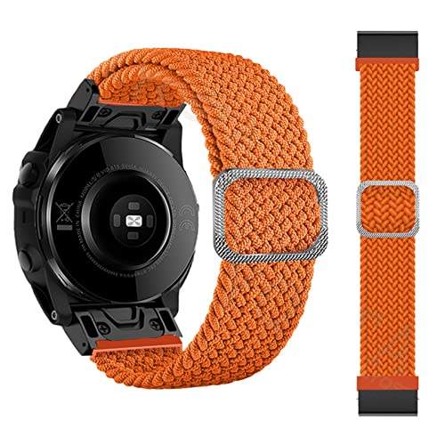 Bracelet en nylon pour Garmin Fenix anti-irritation et facile à fixer