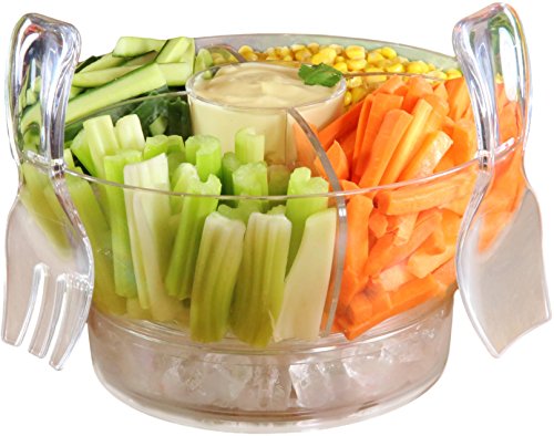 VegMate USVC-VM001-CR2 Spiralizer Salad Bowls, 1