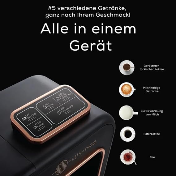Roe Souvenir Plus Mod 5 In 1 Coffee Machine Black Copper
