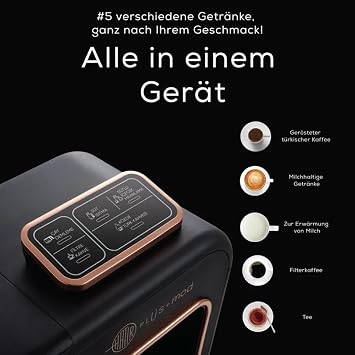 Roe Souvenir Plus Mod 5 In 1 Coffee Machine Black Copper