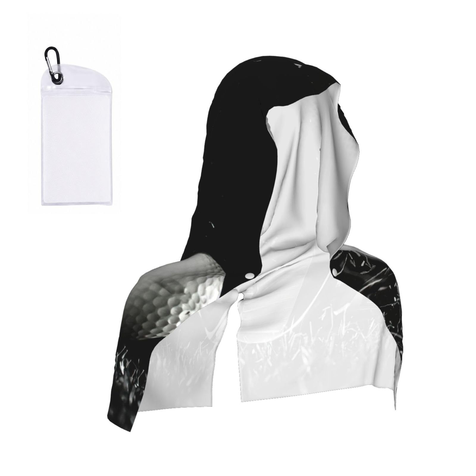 ZYJHYY Black And White Golf Print Unisex Swimming Towel Practical Camping Towel Skin-Friendly Cooling Towel For Workout Training