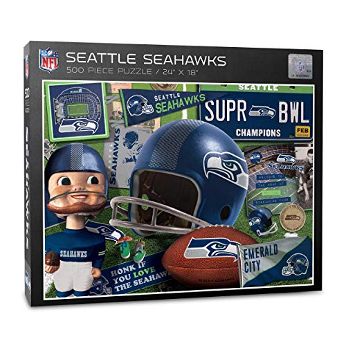 Image of YouTheFan NFL Retro Series Puzzle - 500 Pieces