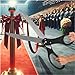 Black Grand Opening Ceremony Kit – 25'' Black Scissors for Ribbon Cutting with Satin Ribbon Gold Heavy Duty Giant Scissors with Tape for Inauguration Ceremonies & Special Events