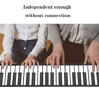 Hand-Roll Piano Standard 88-Key Portable Folding APP Teaching Built-in Speaker Rechargeable Household Beginner Children… - Les Beatles, Paul McCartney, John Lennon, RIngo Starr, George Harrison Hand-Roll Piano Standard 88-Key Portable Folding APP Teaching Built-in Speaker Rechargeable Household Beginner Children… – Image 2
