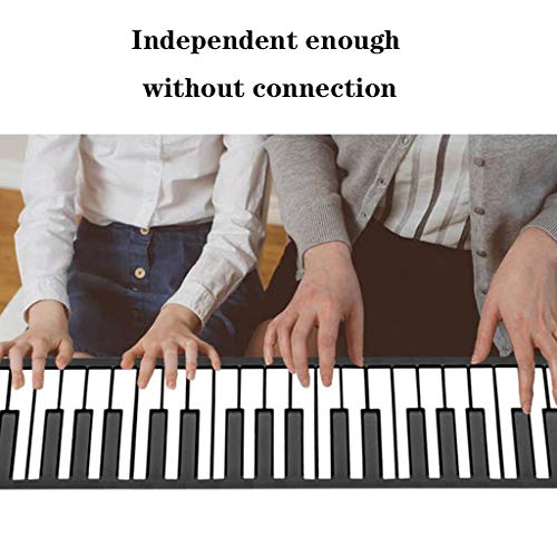 Hand-Roll Piano Standard 88-Key Portable Folding APP Teaching Built-in Speaker Rechargeable Household Beginner Children… - Les Beatles, Paul McCartney, John Lennon, RIngo Starr, George Harrison Hand-Roll Piano Standard 88-Key Portable Folding APP Teaching Built-in Speaker Rechargeable Household Beginner Children… – Image 3