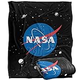 NASA Official Meatball Logo Pattern Officially Licensed Silky Touch Super Soft Throw Blanket 50' x 60'