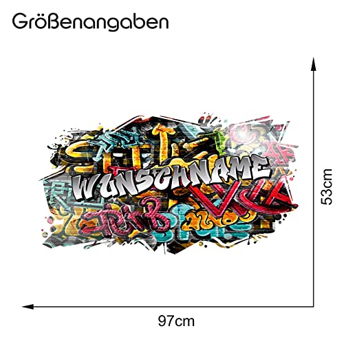 Graz Design W008 - Adesivo da parete, motivo