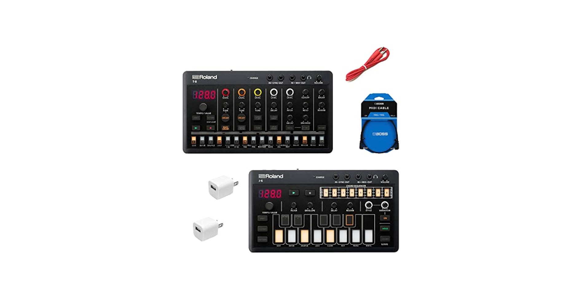Amazon.co.jp: Roland AIRA Compact J-6 + T-8 USB電源