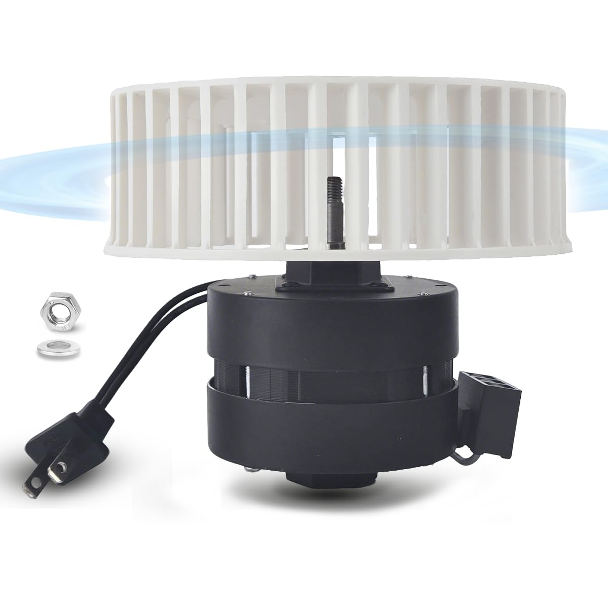 Upgraded for Nutone 8662, 8662N, 8672, 8832, 8833 Bathroom Exhaust Fan Motor, 1550RPM, Compatible with Broan-NuTone MH8661N, 8831, S23405SER, JA2C028-1, Stable and Quiet Operation