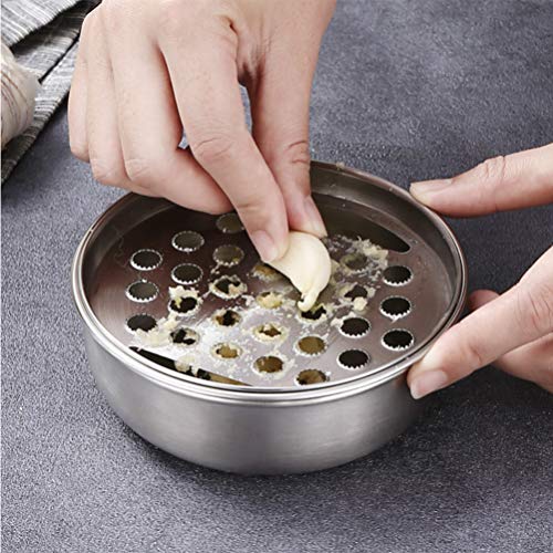 Cabilock – Tigela trituradora de alimentos de aço inoxidável, cortador de vegetais, ralo de frutas,