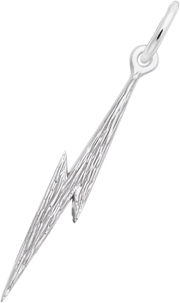 Lightening Bolt Charm, Charms for Bracelets and Necklaces