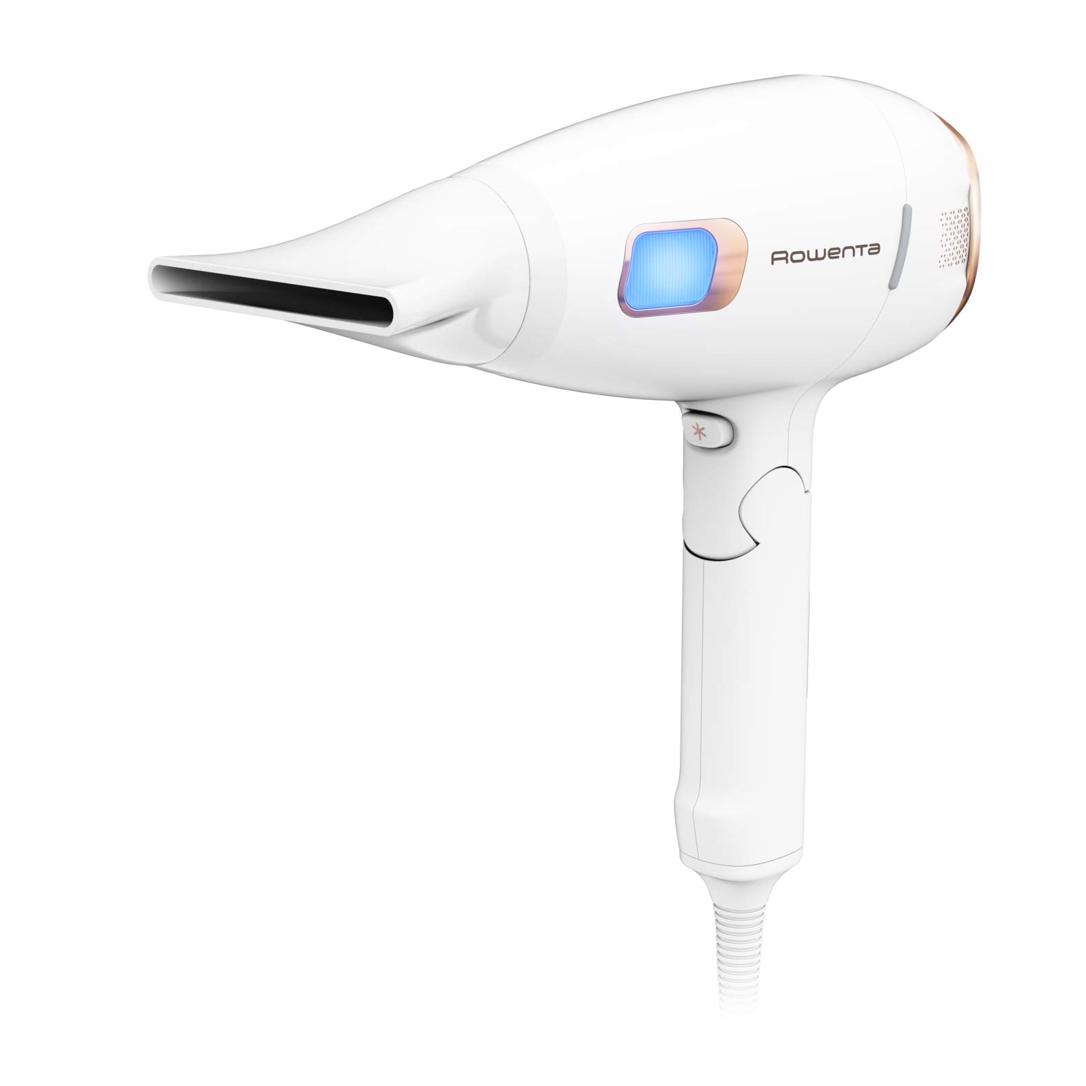 Rowenta Ultimate Experience Sèche-cheveux 2200 W, Moteur numérique haute performance, Booster d'ions, Doigts rotatifs doux, 2 en 1 avec massage revitalisant de la tête CV9240F0