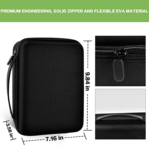 Case Compatible With Dymo Letratag Lt-100H Handheld Label Maker Machine, Holder For Labeler Makers Printer Machine & Labeling Tapes Refills, With Mesh Pocket For Accessories (Case Only (Grey Sponge) #TOP2