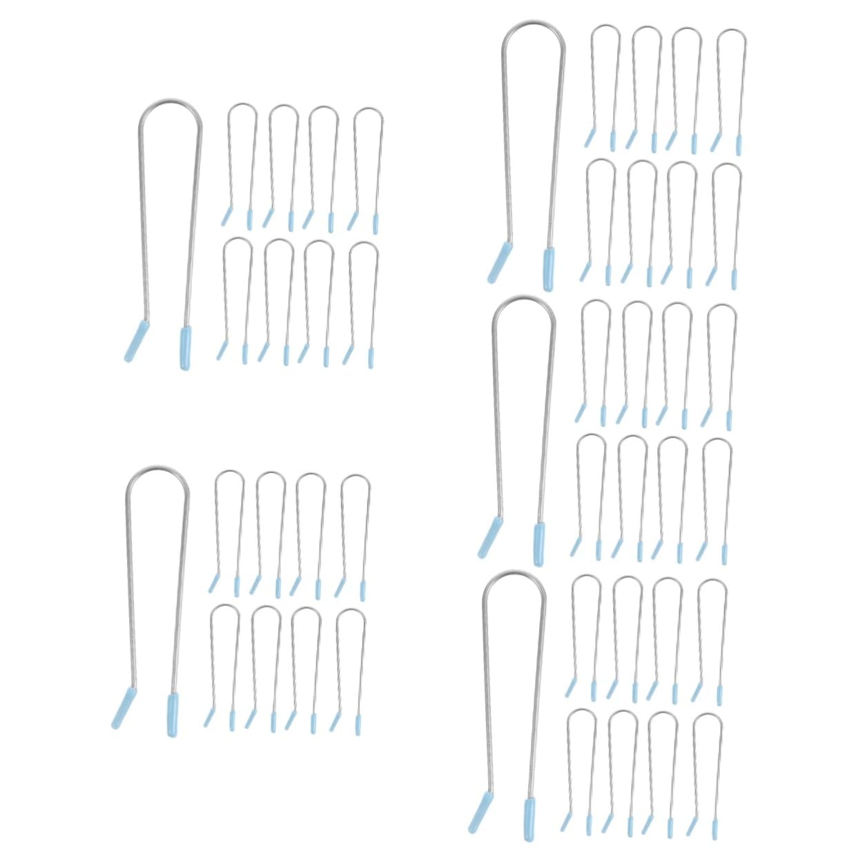 POPETPOP 100piezas Clips Repuesto Para Rizador De Calor Clips De Rodillos De Pelo Accesorios Para Estilizado Casa y Salones Sostenedores De Rizador