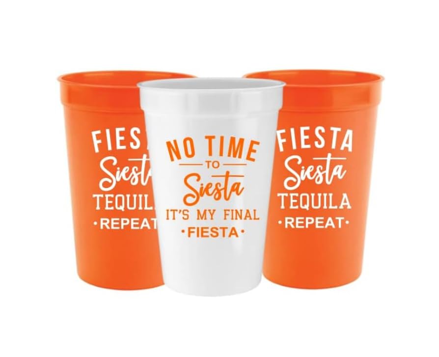 Bach Bride Final Fiesta Bachelorette Party Cups Fiesta Party Decorations Includes 12 Cinco de Mayo party Cup