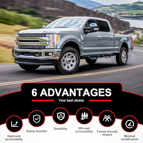 Estribos laterales para Chevy Silverado/GMC Sierra 1500-3500 HD miniatura 5