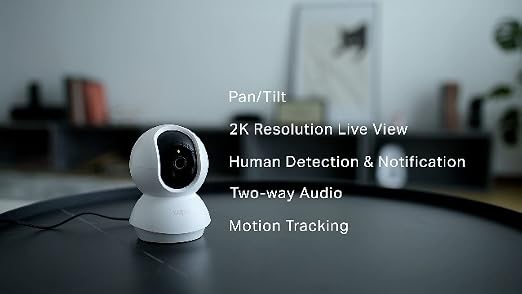 Tapo C210P2 2K 3MP Telecamera WiFi Interno Videocamera Sorveglianza — immagine 12 di 16