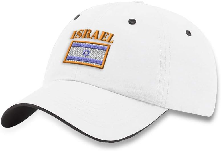 Richardson Soft Running Hat Israel Flag Embroidery Waterproof Baseball Cap